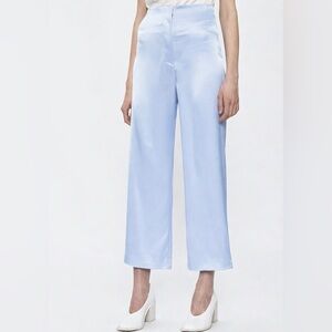 Nanushka Satin Cropped Pants